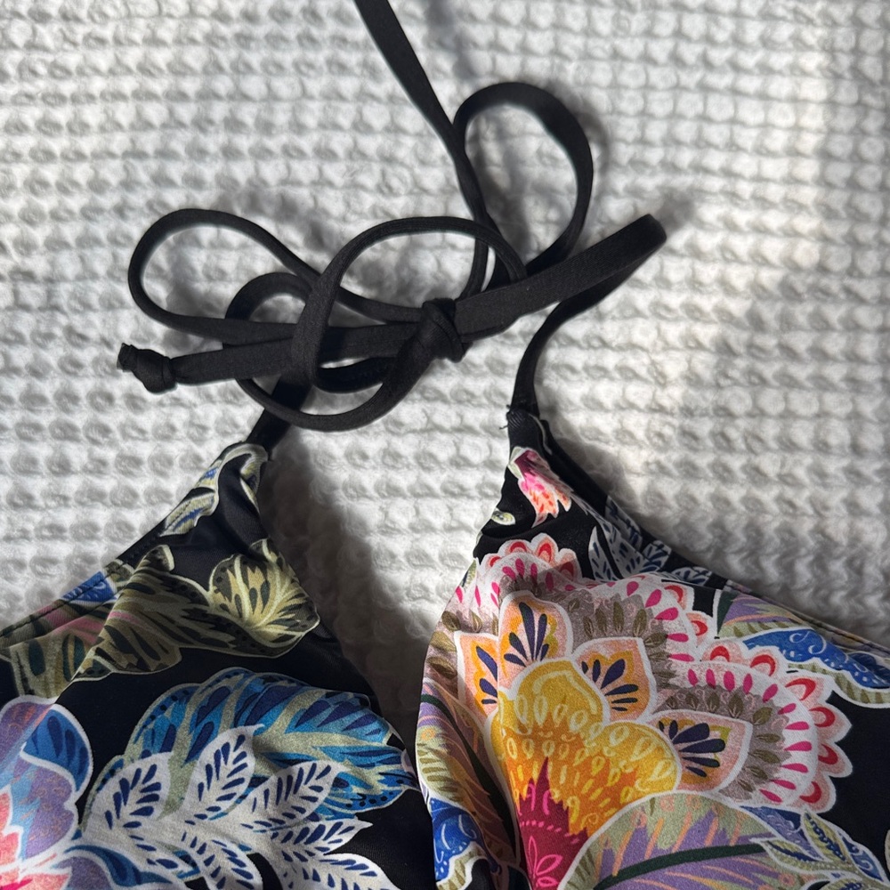 Apt 9 Floral Halter One-Piece Swimsuit - Size Large NWT - Picture 12 of 12